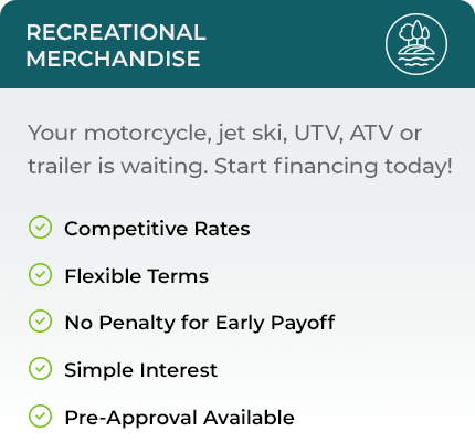 Recreational Merchandise Comparison Card