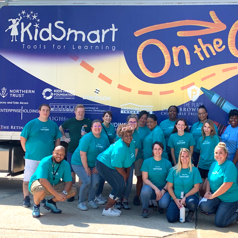 Vantage Supports KidSmart and the Foster & Adoptive Care Coalition with the Essential Tools Children Need for School
